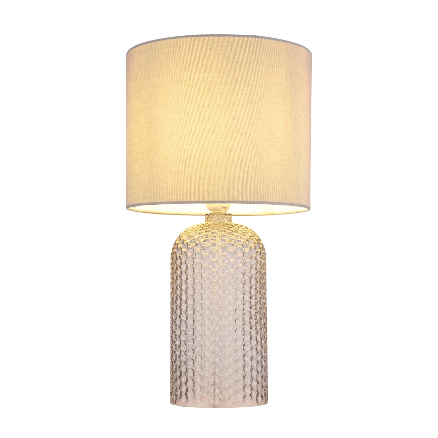 Globo - Stolní lampa 1xE27/60W/230V šedá