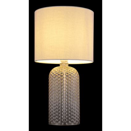 Globo - Stolní lampa 1xE27/60W/230V šedá