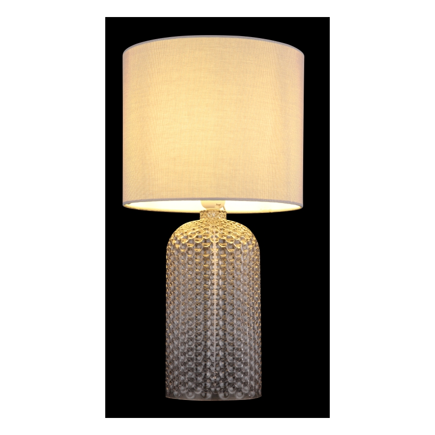 Globo - Stolní lampa 1xE27/60W/230V šedá