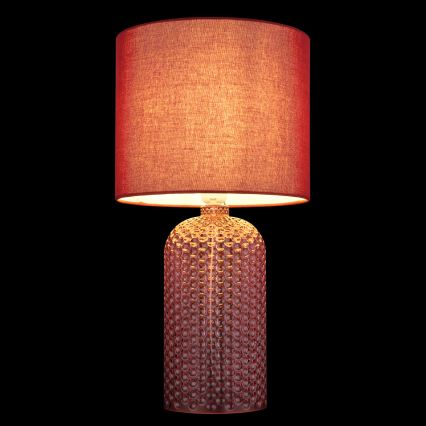 Globo - Stolní lampa 1xE27/60W/230V červená