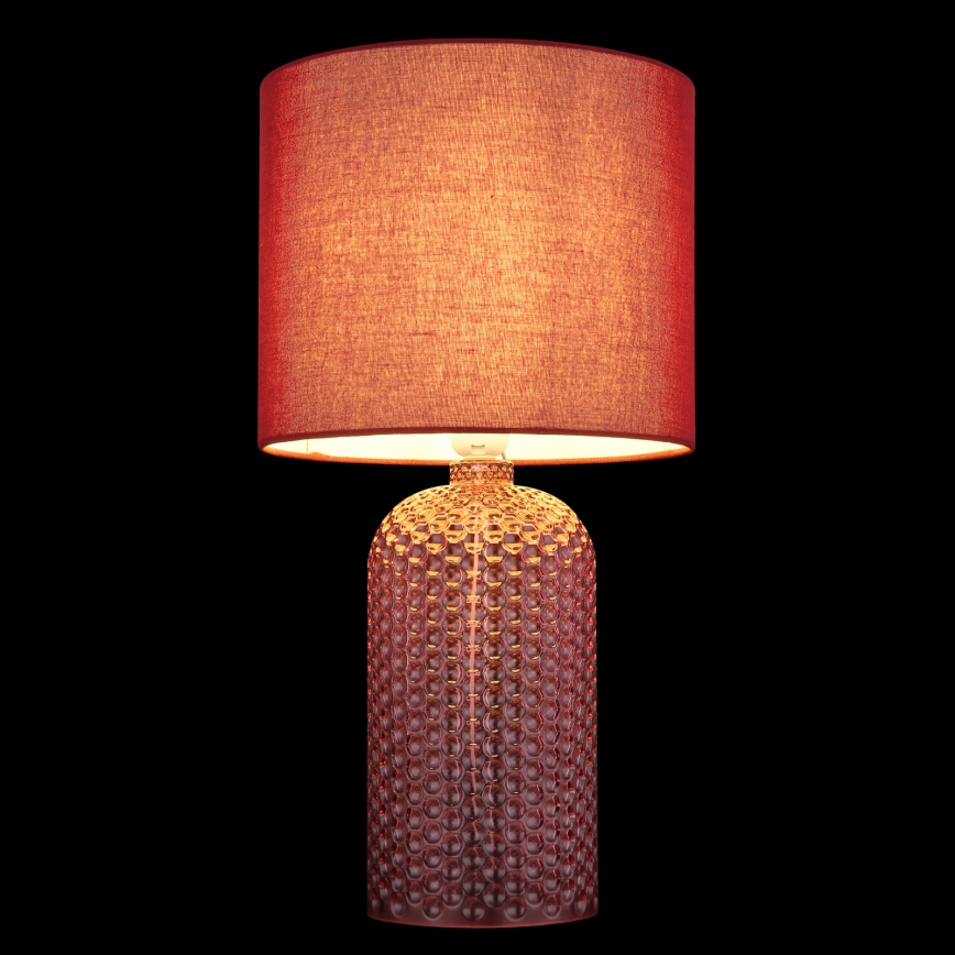 Globo - Stolní lampa 1xE27/60W/230V červená