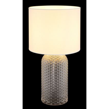 Globo - Stolní lampa 1xE27/60W/230V bílá