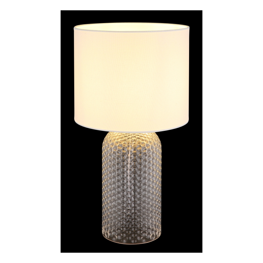Globo - Stolní lampa 1xE27/60W/230V bílá