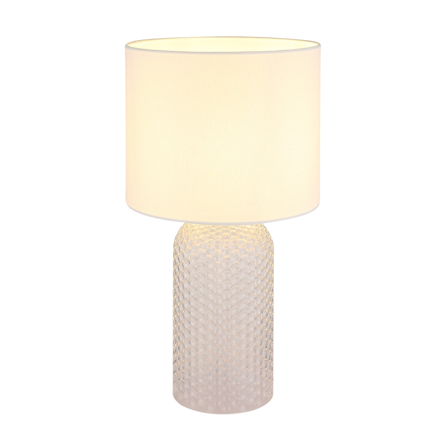 Globo - Stolní lampa 1xE27/60W/230V bílá
