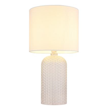 Globo - Stolní lampa 1xE27/60W/230V bílá