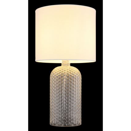Globo - Stolní lampa 1xE27/60W/230V bílá