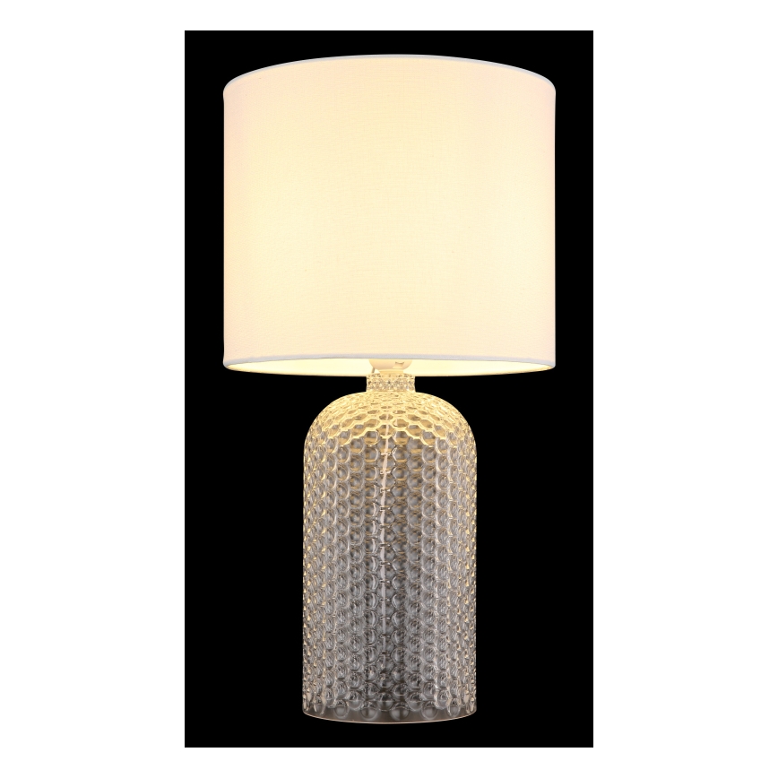 Globo - Stolní lampa 1xE27/60W/230V bílá