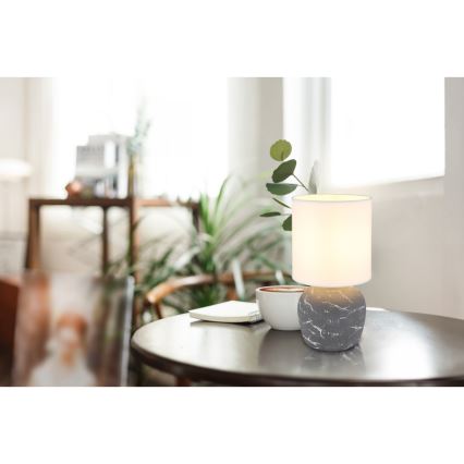Globo - Stolní lampa 1xE14/40W/230V šedá