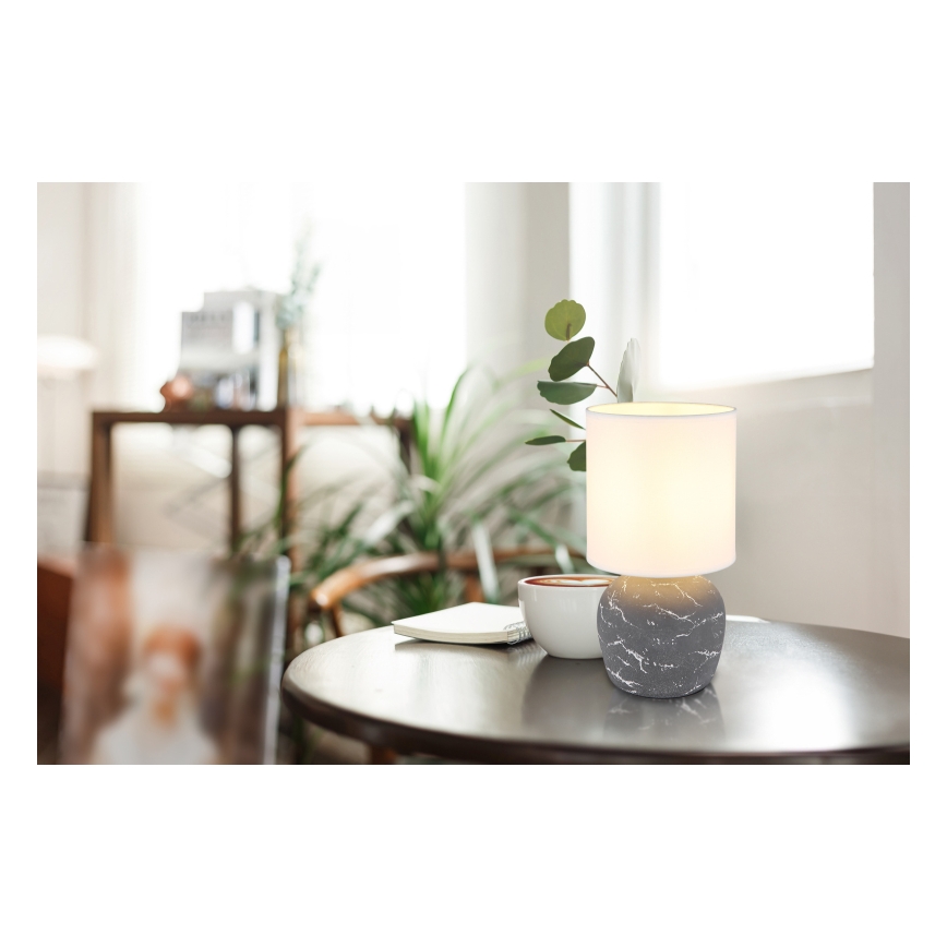Globo - Stolní lampa 1xE14/40W/230V šedá
