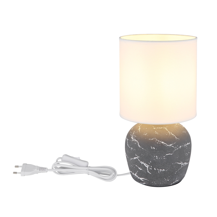 Globo - Stolní lampa 1xE14/40W/230V šedá