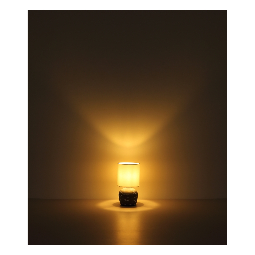 Globo - Stolní lampa 1xE14/40W/230V šedá
