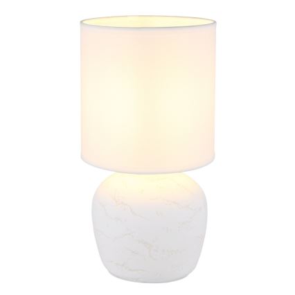 Globo - Stolní lampa 1xE14/40W/230V bílá