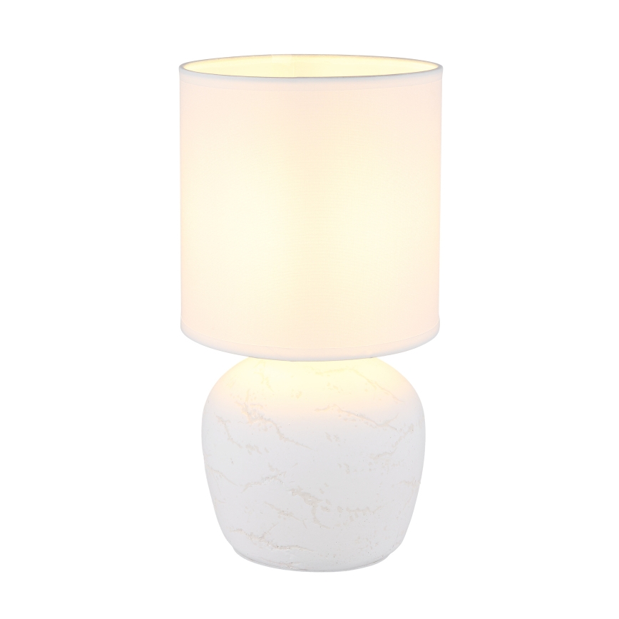 Globo - Stolní lampa 1xE14/40W/230V bílá