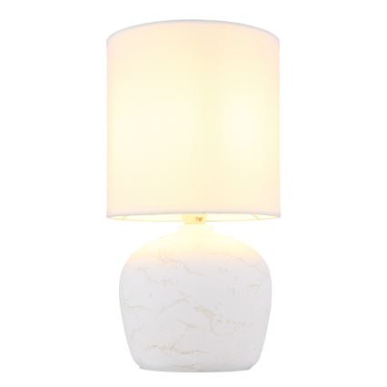 Globo - Stolní lampa 1xE14/40W/230V bílá