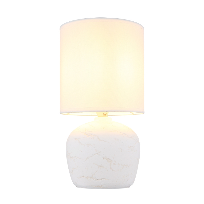 Globo - Stolní lampa 1xE14/40W/230V bílá