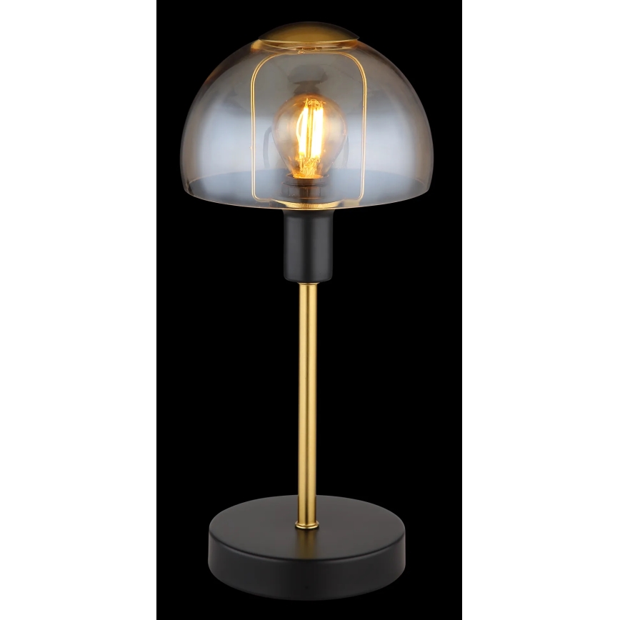 Globo - Stolní dotyková lampa 1xE14/25W/230V černá/zlatá