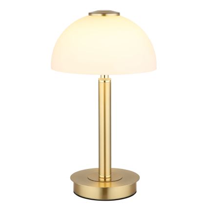Globo - LED Stmívatelná dotykový stolní lampa LED/7W/230V 3000K mosaz