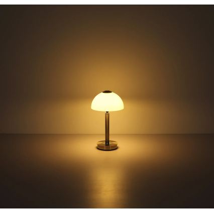 Globo - LED Stmívatelná dotykový stolní lampa LED/7W/230V 3000K matný chrom