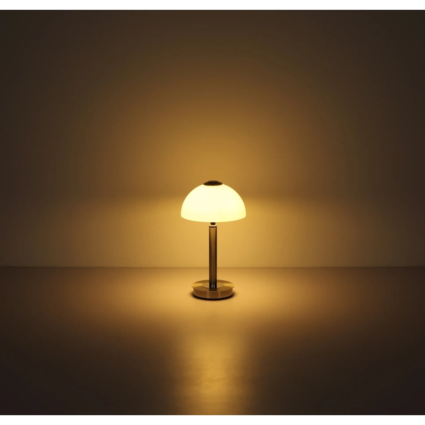 Globo - LED Stmívatelná dotykový stolní lampa LED/7W/230V 3000K matný chrom