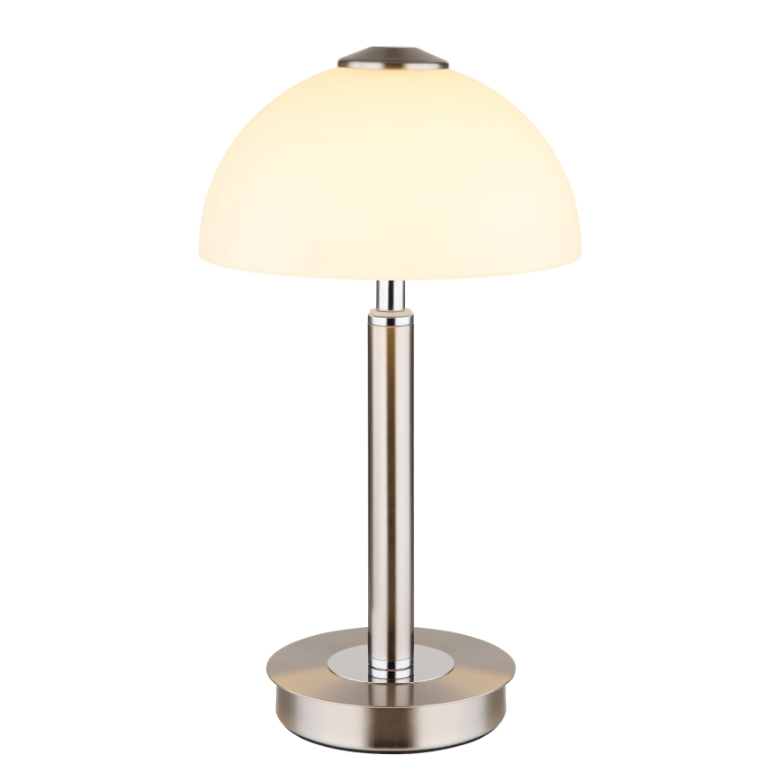 Globo - LED Stmívatelná dotykový stolní lampa LED/7W/230V 3000K matný chrom