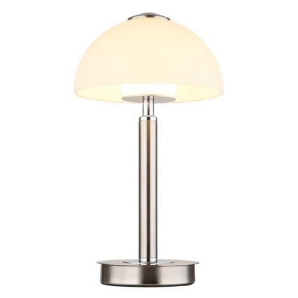 Globo - LED Stmívatelná dotykový stolní lampa LED/7W/230V 3000K matný chrom