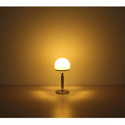 Globo - Stolní lampa 1xE27/40W/230V zlatá