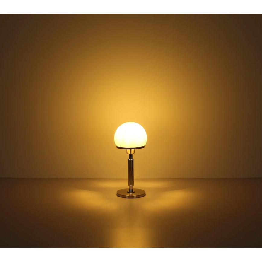 Globo - Stolní lampa 1xE27/40W/230V zlatá