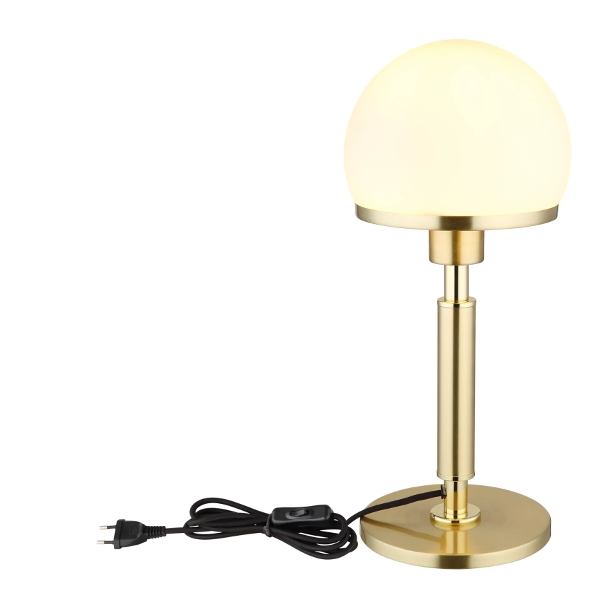 Globo - Stolní lampa 1xE27/40W/230V zlatá