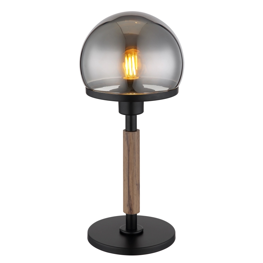 Globo - Stolní lampa 1xE27/40W/230V černá/hnědá