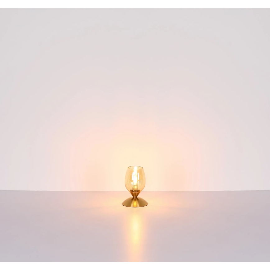Globo - Stolní dotyková lampa 1xE14/25W/230V mosaz