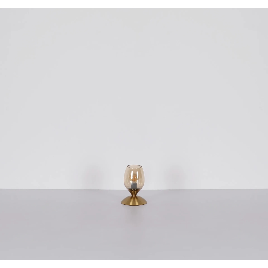 Globo - Stolní dotyková lampa 1xE14/25W/230V mosaz