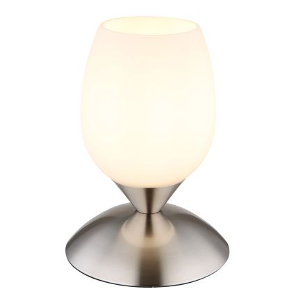 Globo - Stolní dotyková lampa 1xE14/25W/230V matný chrom