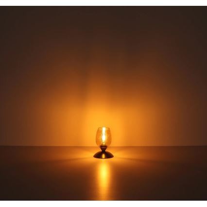 Globo - Stolní dotyková lampa 1xE14/25W/230V černá
