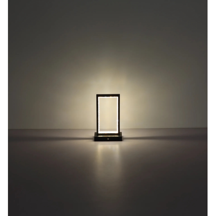 Globo - LED Stmívatelná dotyková stolní lampa LED/3W/3,7V 2700K/4000K/6500K 1800 mAh USB černá