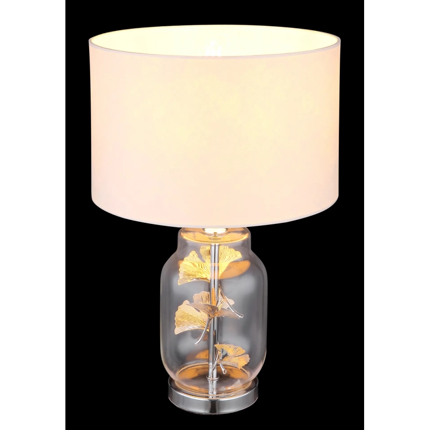 Globo - Stolní lampa 1xE27/40W/230V bílá
