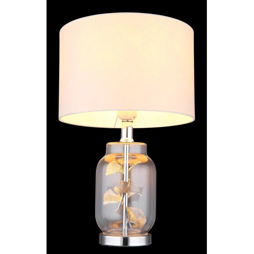 Globo - Stolní lampa 1xE27/40W/230V bílá