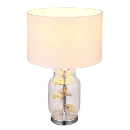 Globo - Stolní lampa 1xE27/40W/230V bílá