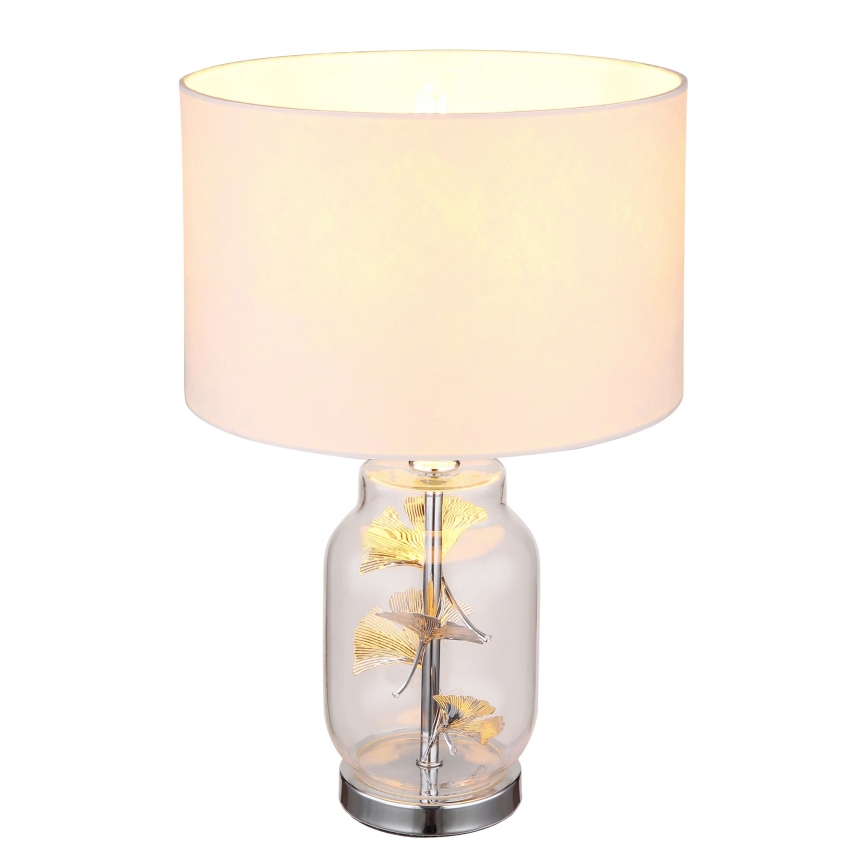 Globo - Stolní lampa 1xE27/40W/230V bílá