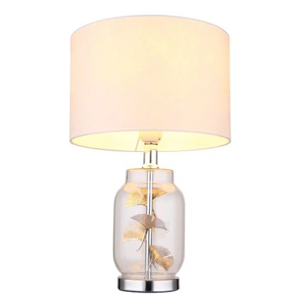 Globo - Stolní lampa 1xE27/40W/230V bílá