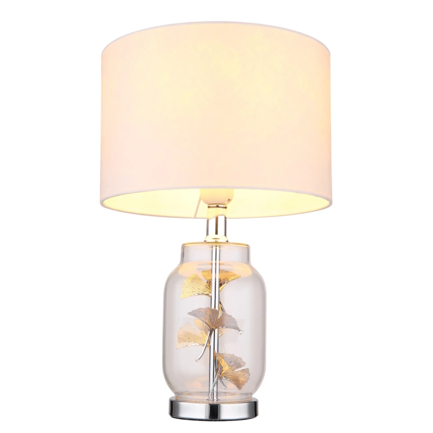Globo - Stolní lampa 1xE27/40W/230V bílá
