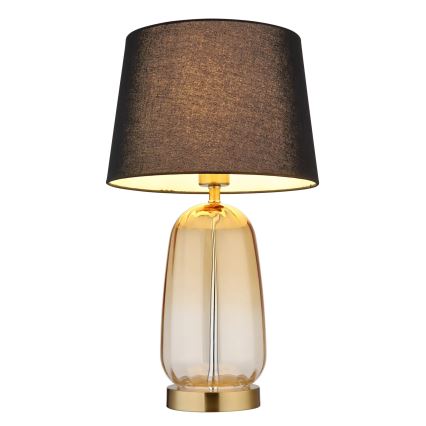 Globo - Stolní lampa 1xE27/40W/230V černá/hnědá