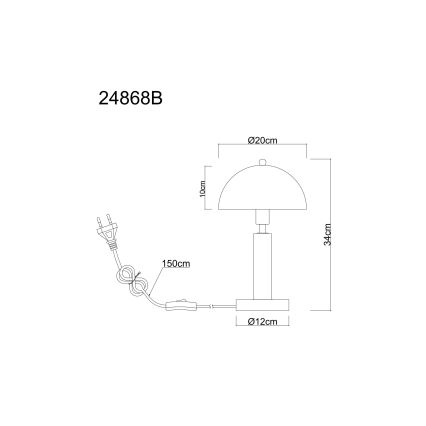 Globo - Stolní lampa 1xE14/40W/230V