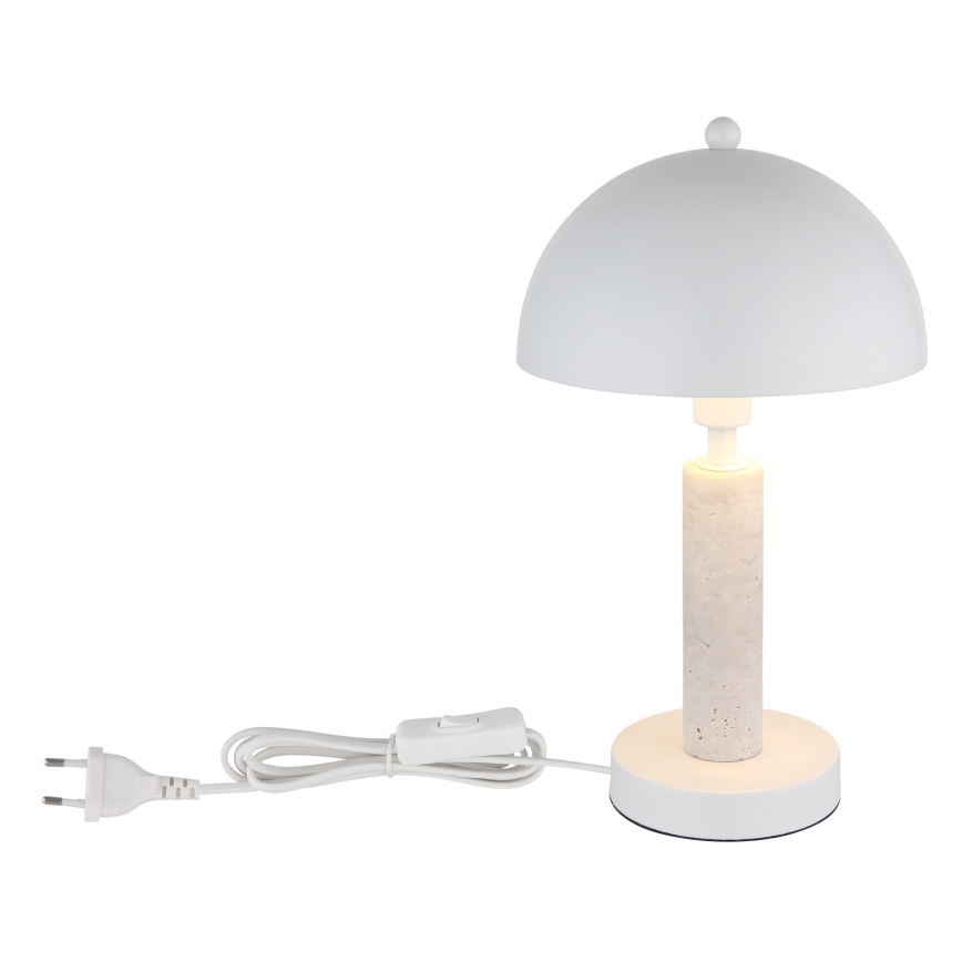 Globo - Stolní lampa 1xE14/40W/230V bílá