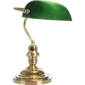 Globo 2491 - Stolní lampa ANTIQUE 1xE27/60W zelená - zlatá