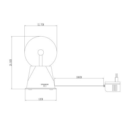 Globo - LED Stolní lampa LED/3,6W/230V