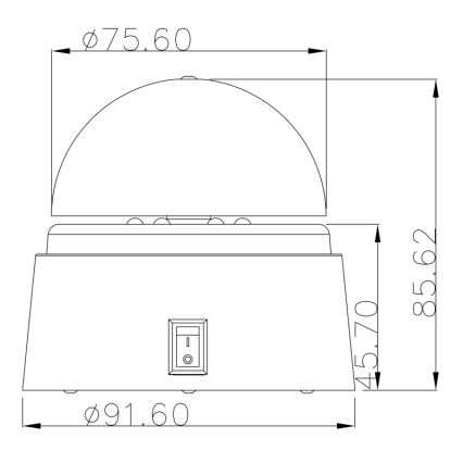 Globo - LED Dekorační lampa 6xLED/0,06W/3xAA