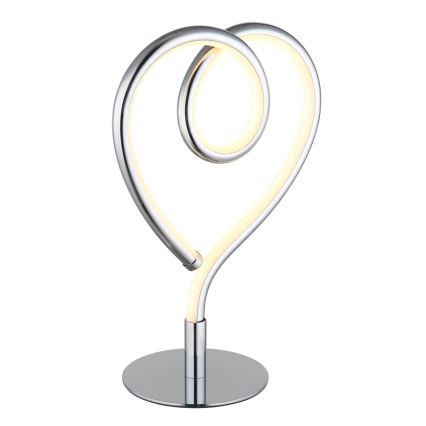 Globo - LED Stolní lampa LED/6W/230V lesklý chrom