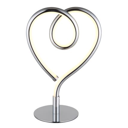 Globo - LED Stolní lampa LED/6W/230V lesklý chrom