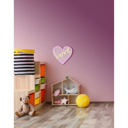 Globo - LED Neonová nástěnná dekorace LED/3W/USB srdce
