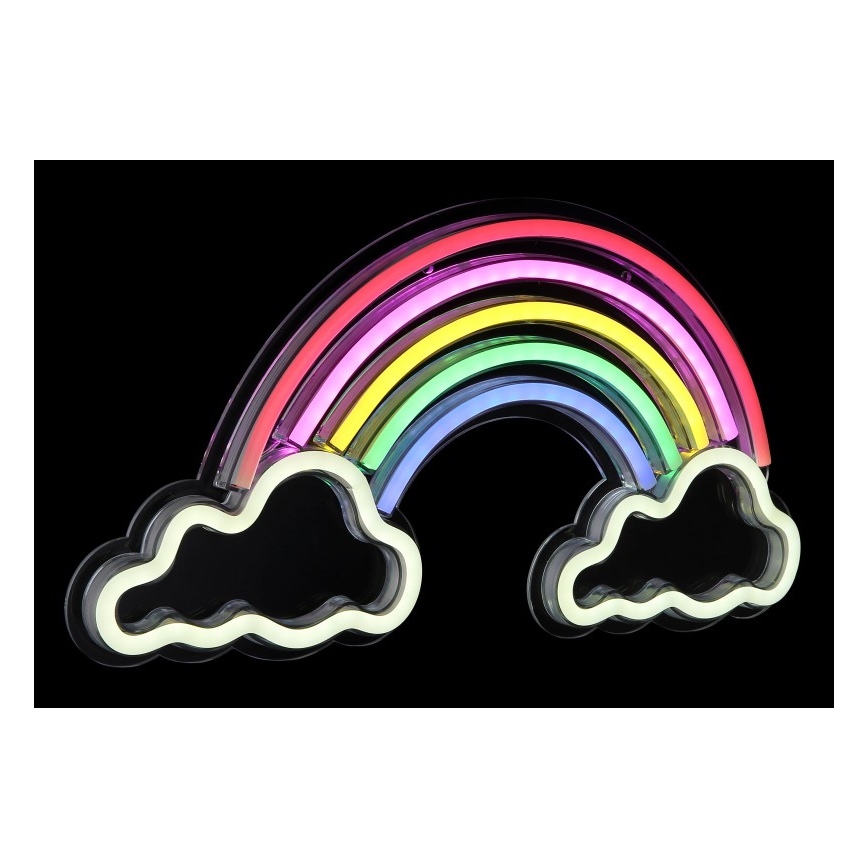 Globo - LED Neonová nástěnná dekorace LED/3W/USB duha